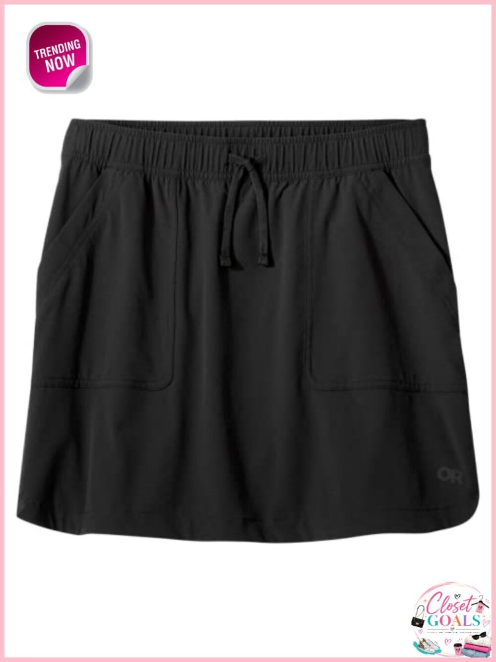 Women's Athletic Skort UPF 50+ Wind Water Resistant Stretch Outdoor Hiking